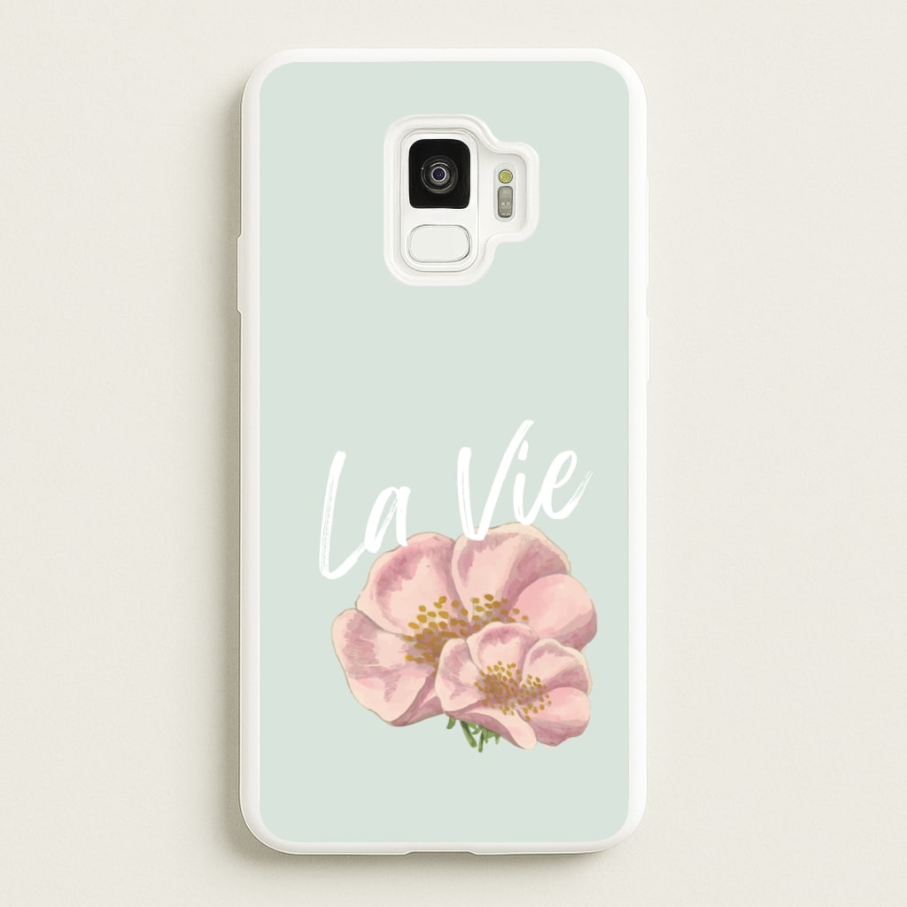 La Vie - Clean Girl Aesthetic Phone Case for Galaxy S9