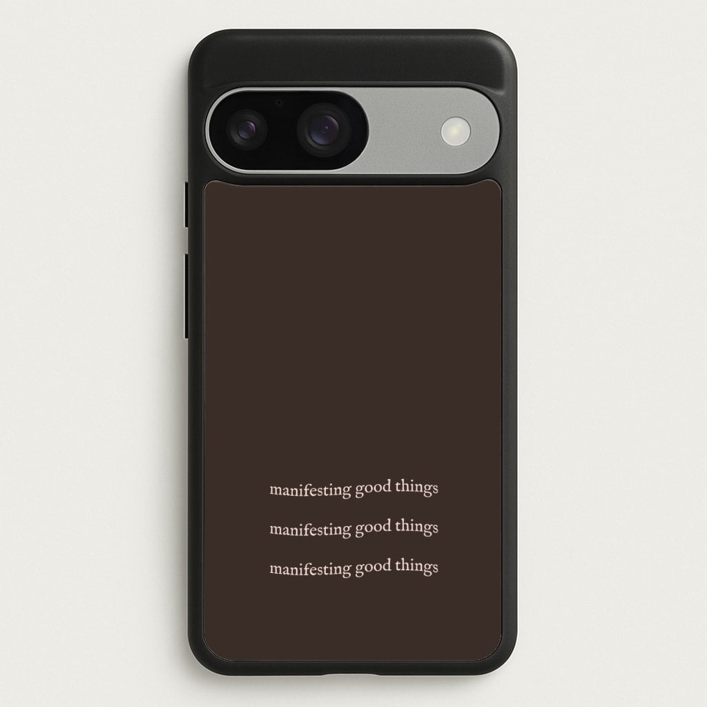 Manifesting Good Things - Clean Girl Aesthetic Phone Case for Google Pixel 9 / 9 Pro