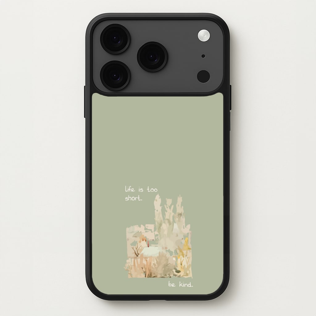 Life Is Too Short Phone Case for iPhone 17 Pro