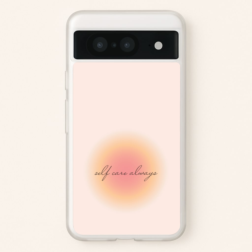 Self Care Always - Clean Girl Aesthetic Phone Case for Google Pixel 8