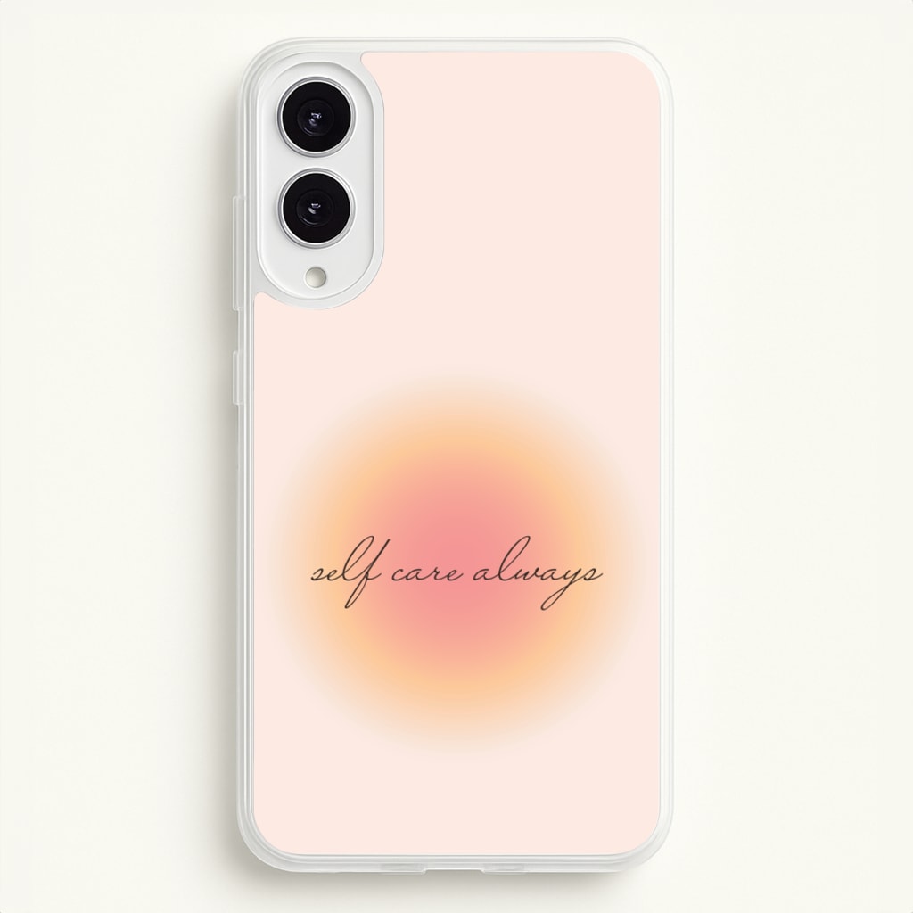 Self Care Always - Clean Girl Aesthetic Phone Case for Galaxy S25 Edge