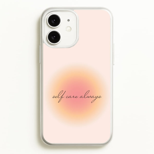Self Care Always - Clean Girl Aesthetic Phone Case for iPhone 11