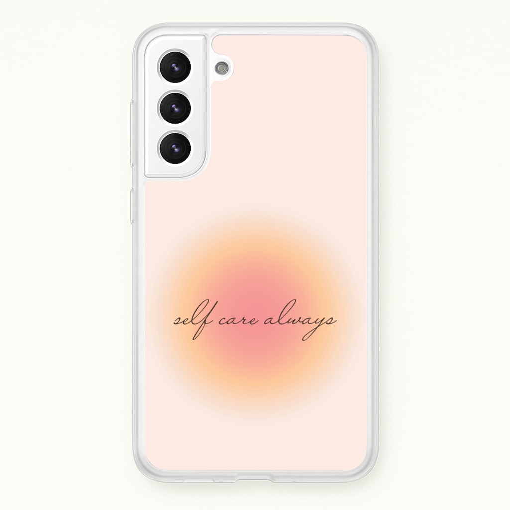 Self Care Always - Clean Girl Aesthetic Phone Case for Galaxy S21 Plus