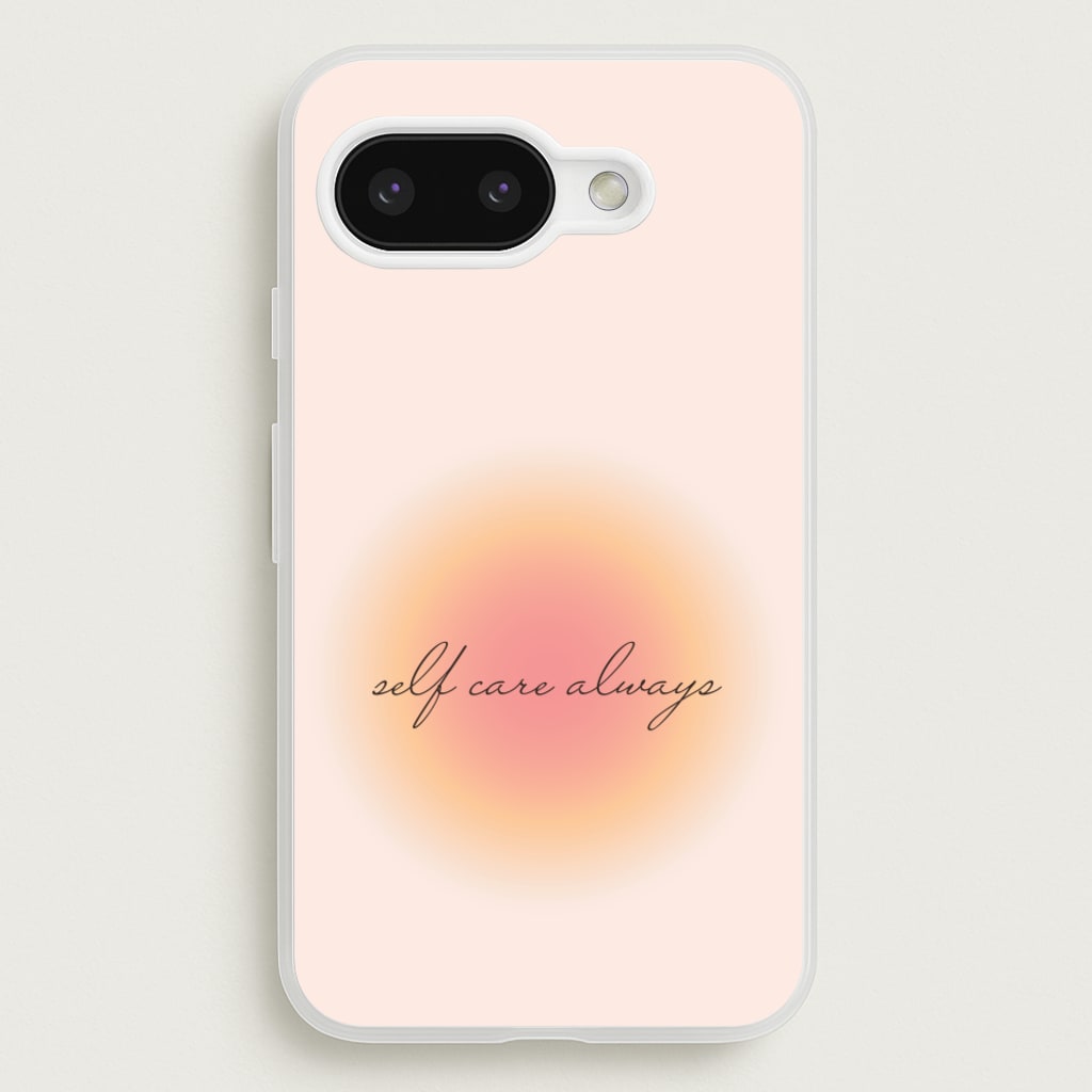 Self Care Always - Clean Girl Aesthetic Phone Case for Google Pixel 9a