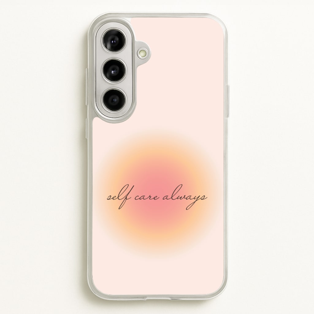 Self Care Always  - Clean Girl Aesthetic Phone Case for Galaxy A56