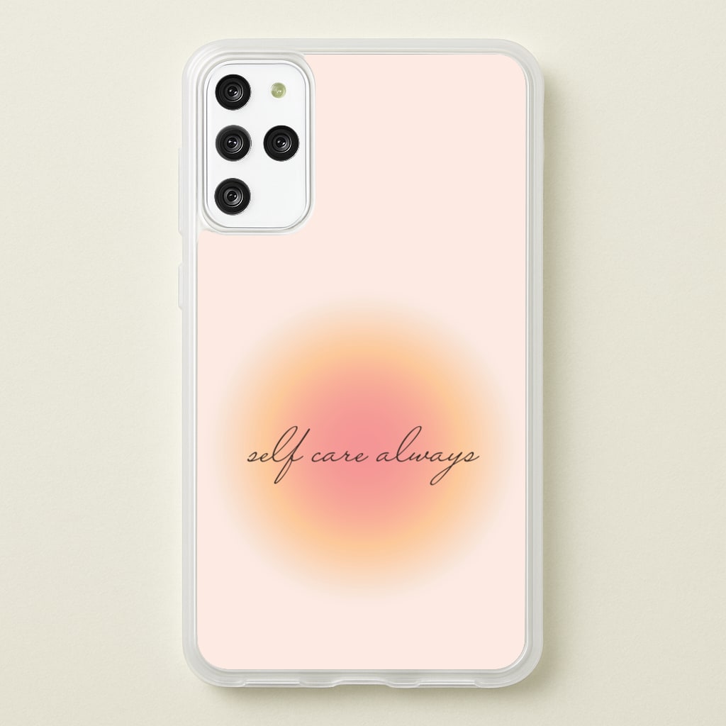 Self Care Always - Clean Girl Aesthetic Phone Case for Galaxy S20 Plus