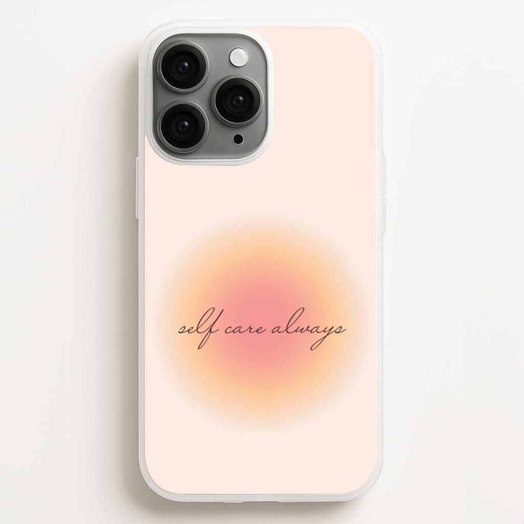 Self Care Always - Clean Girl Aesthetic Phone Case for iPhone 12 Pro Max