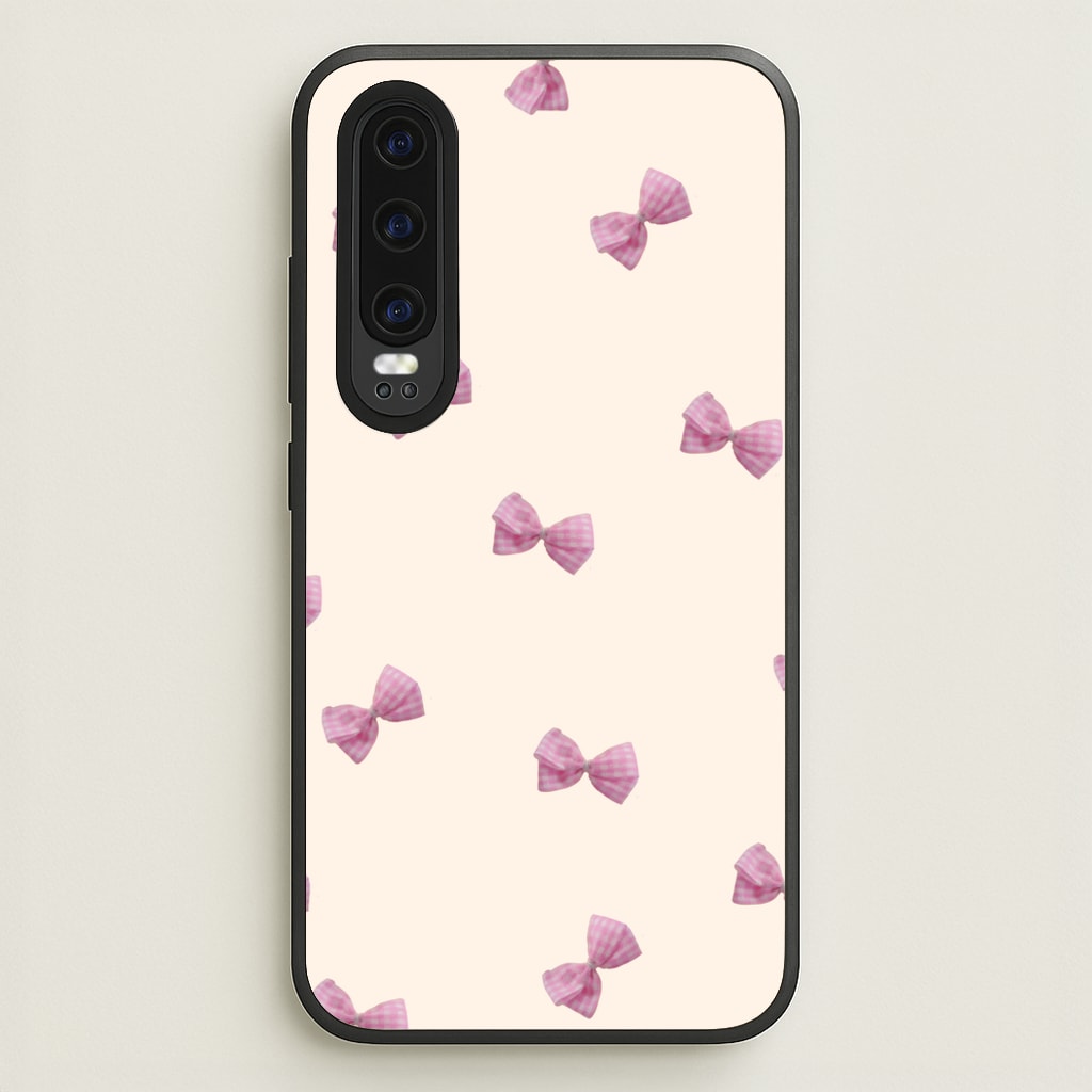 Pink Coquette Bows - Clean Girl Aesthetic Phone Case for Huawei P30