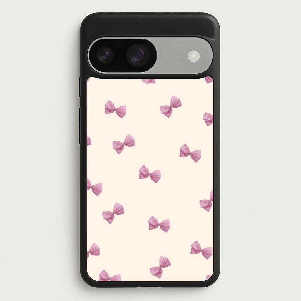 Pink Coquette Bows - Clean Girl Aesthetic Phone Case for Google Pixel 9 / 9 Pro