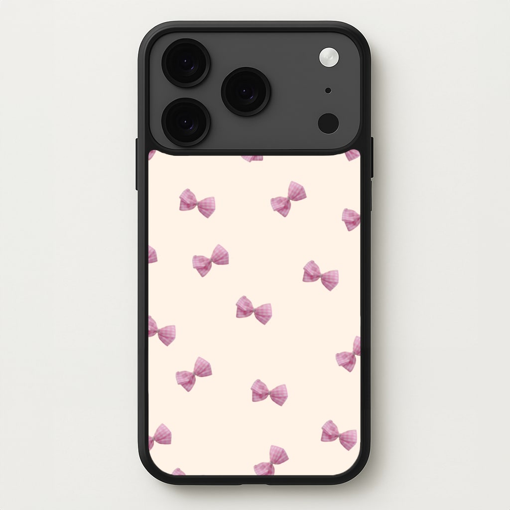 Pink Coquette Bows Phone Case for iPhone 17 Pro Max