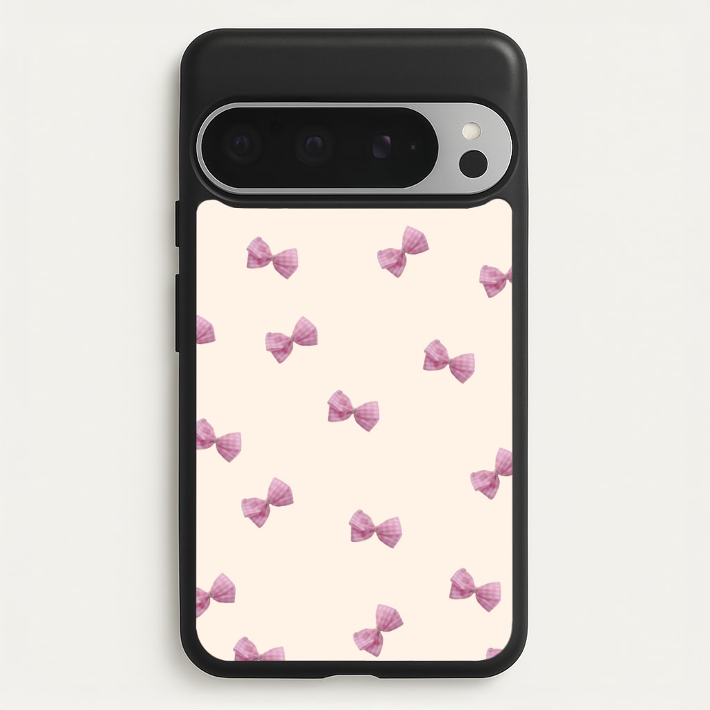 Pink Coquette Bows - Clean Girl Aesthetic Phone Case for Google Pixel 9 Pro XL