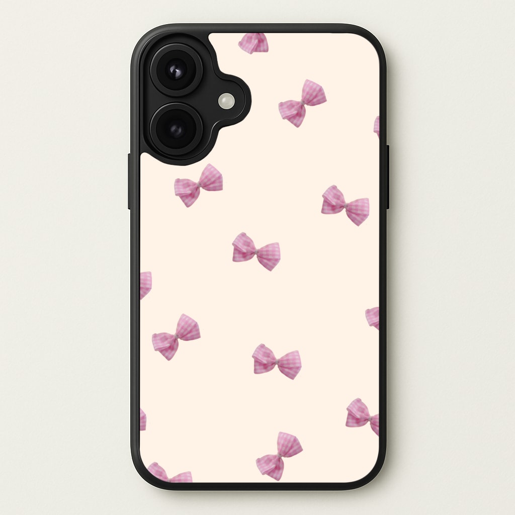 Pink Coquette Bows Phone Case for iPhone 17