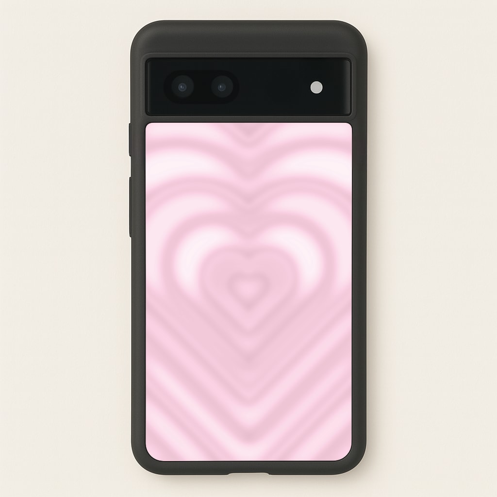 Drippy Love Heart Pink - Clean Girl Aesthetic Phone Case for Google Pixel 6a