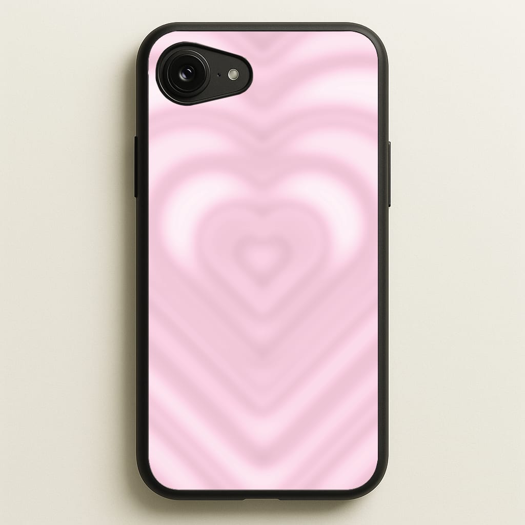 Drippy Love Heart Pink - Clean Girl Aesthetic Phone Case for iPhone 16e