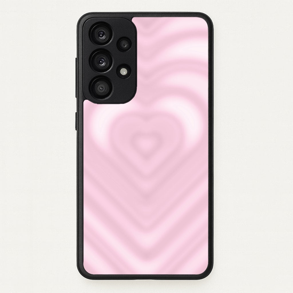Drippy Love Heart Pink - Clean Girl Aesthetic Phone Case for Galaxy A33