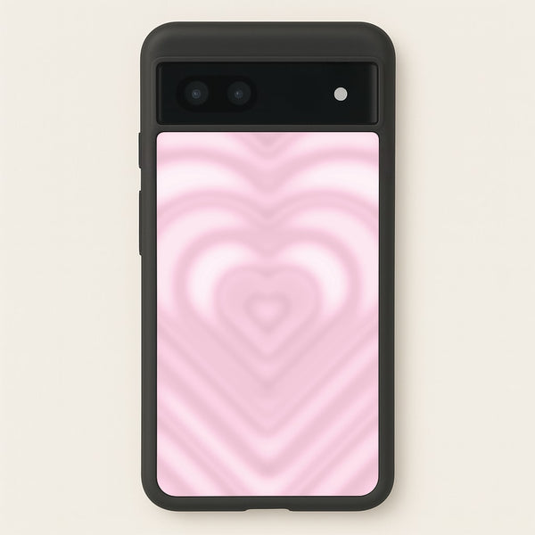 Drippy Love Heart Pink - Clean Girl Aesthetic Phone Case for Google Pixel 7a