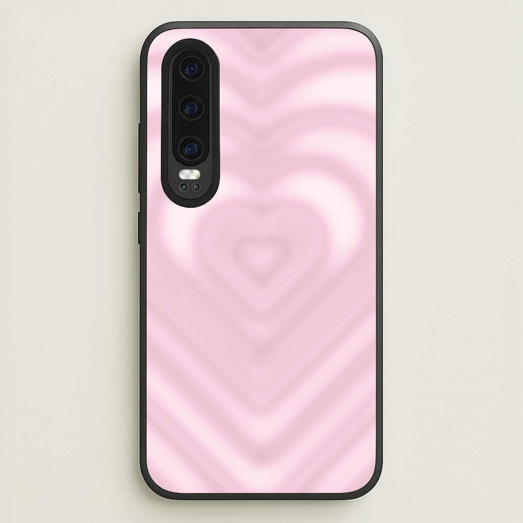 Drippy Love Heart Pink - Clean Girl Aesthetic Phone Case for Huawei P30