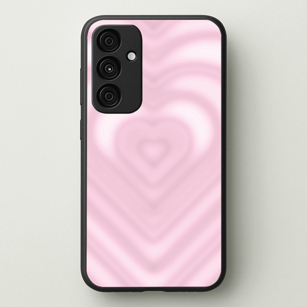 Drippy Love Heart Pink - Clean Girl Aesthetic Phone Case for Galaxy A35
