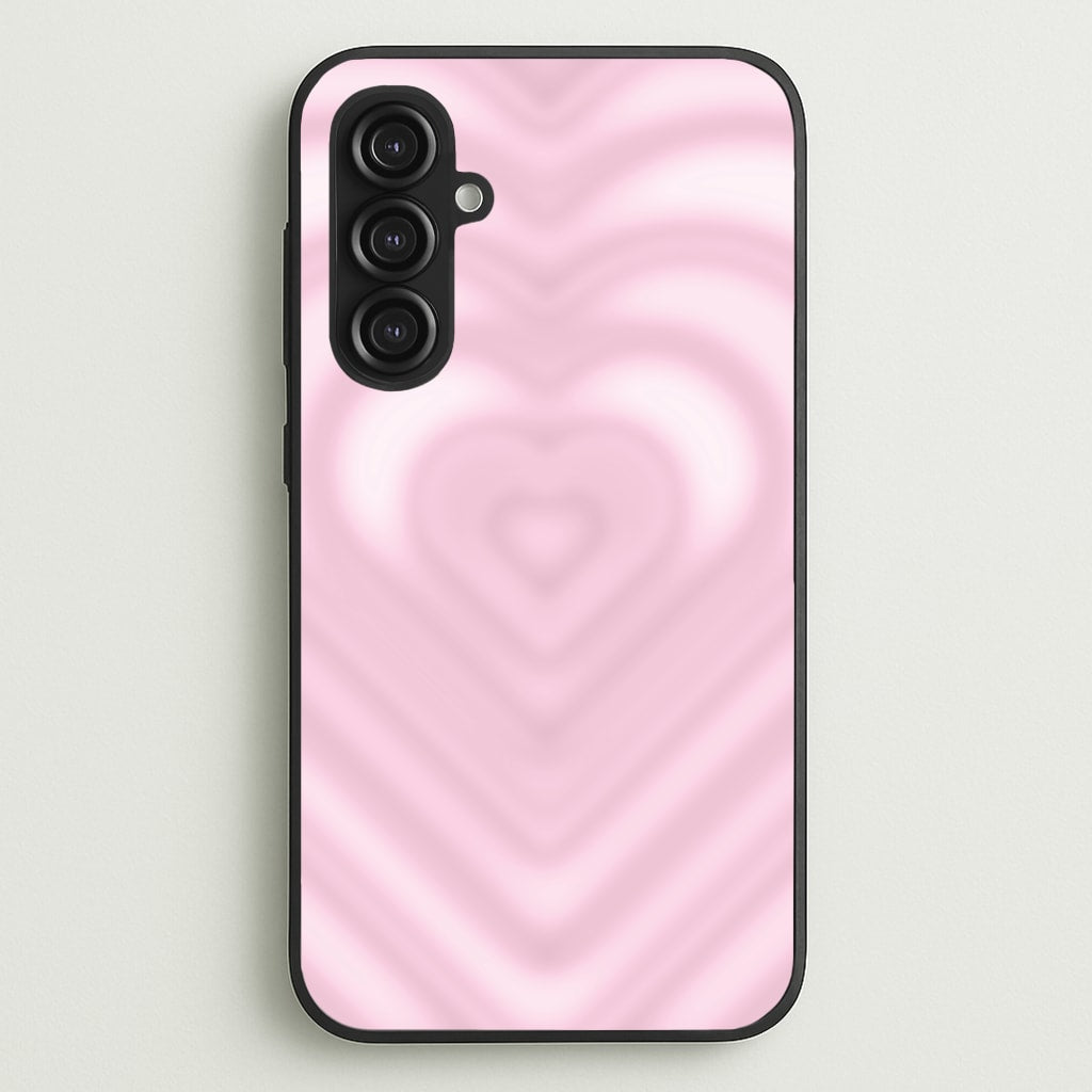 Drippy Love Heart Pink - Clean Girl Aesthetic Phone Case for Galaxy S23FE