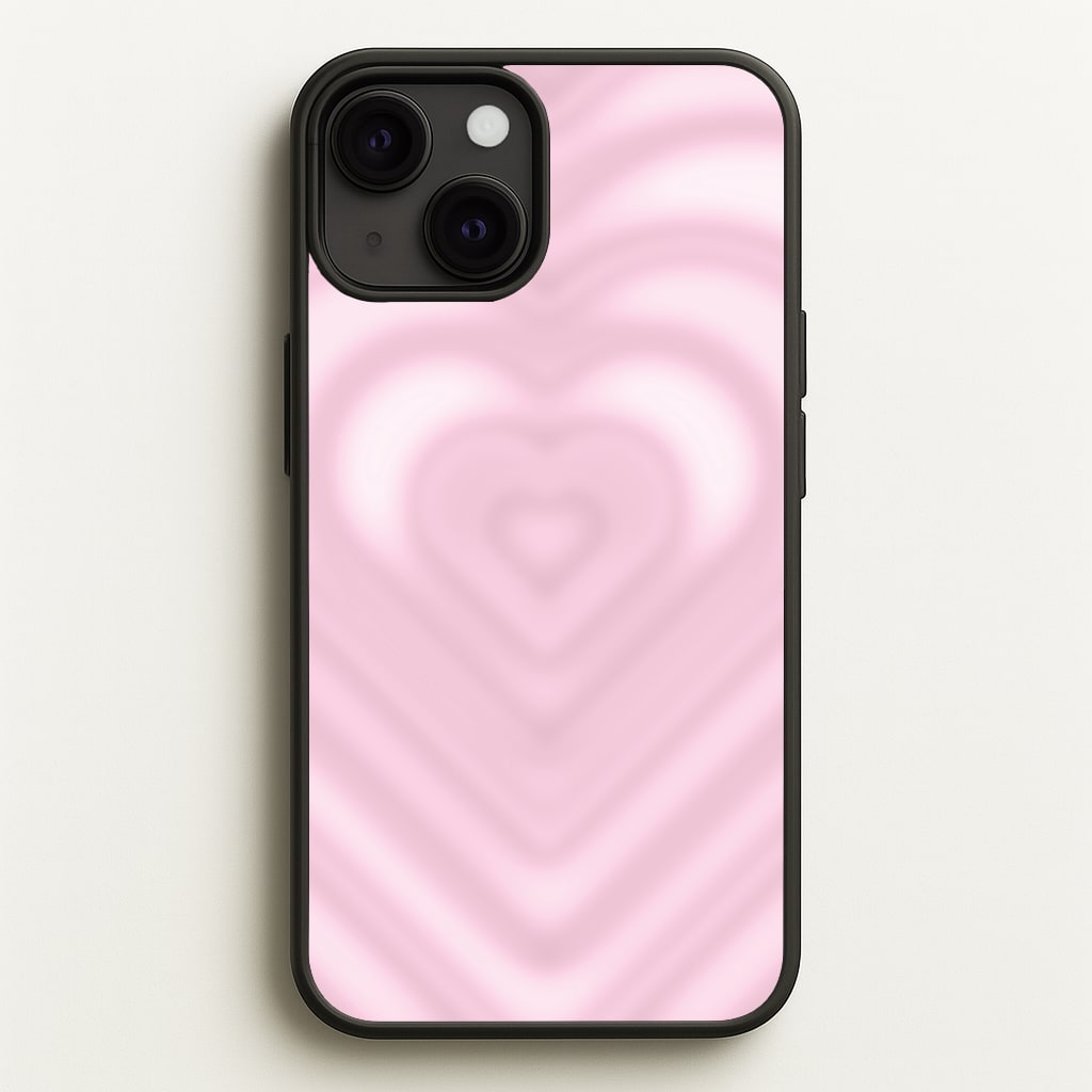 Drippy Love Heart Pink - Clean Girl Aesthetic Phone Case for iPhone 13