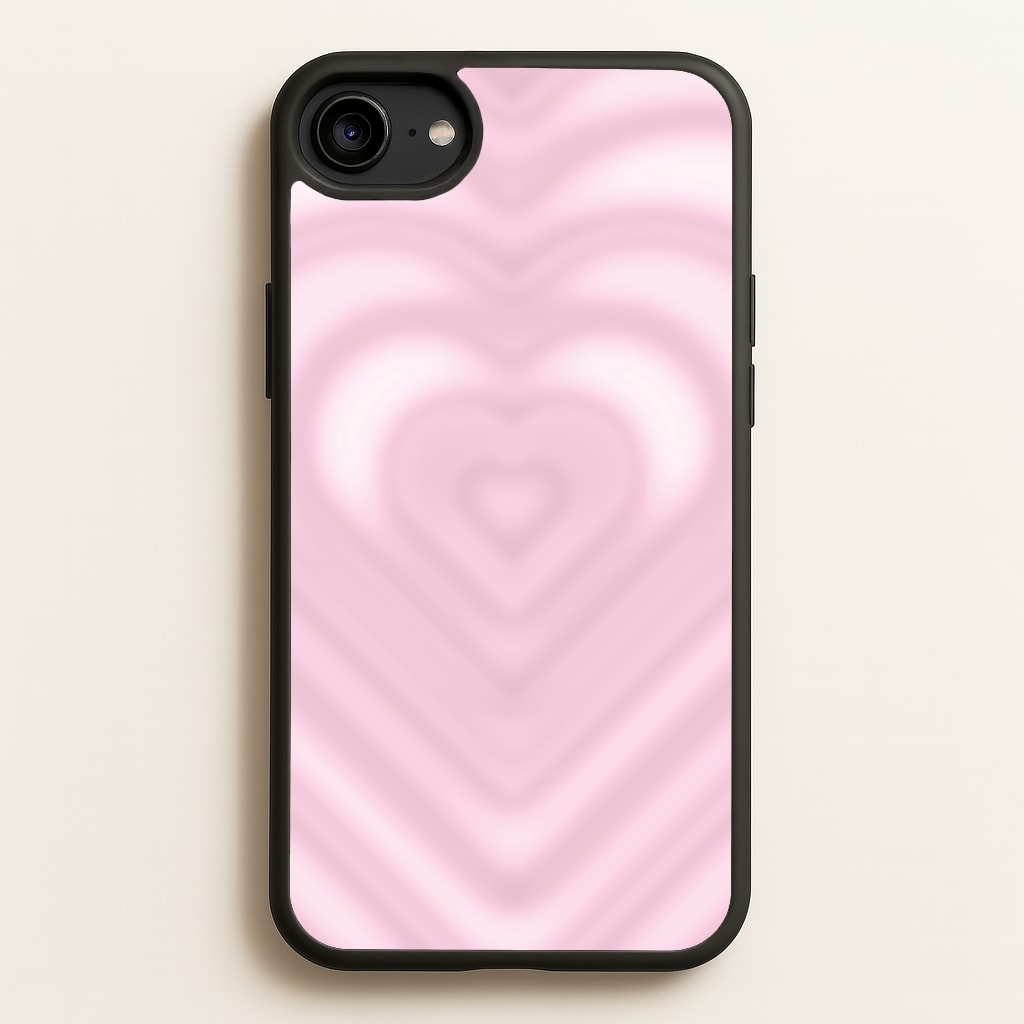Drippy Love Heart Pink - Clean Girl Aesthetic Phone Case for iPhone 6 / 7 / 8 / SE