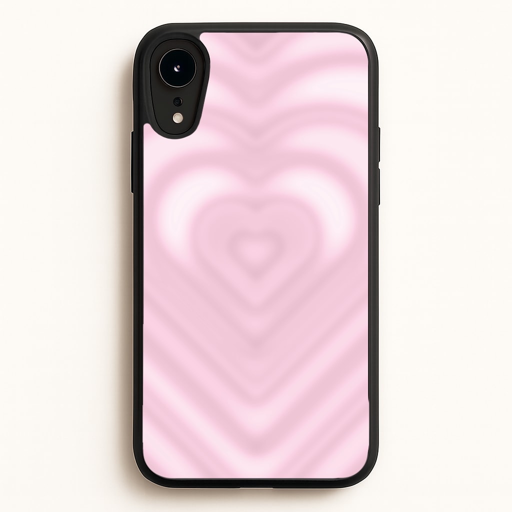 Drippy Love Heart Pink - Clean Girl Aesthetic Phone Case for iPhone XR