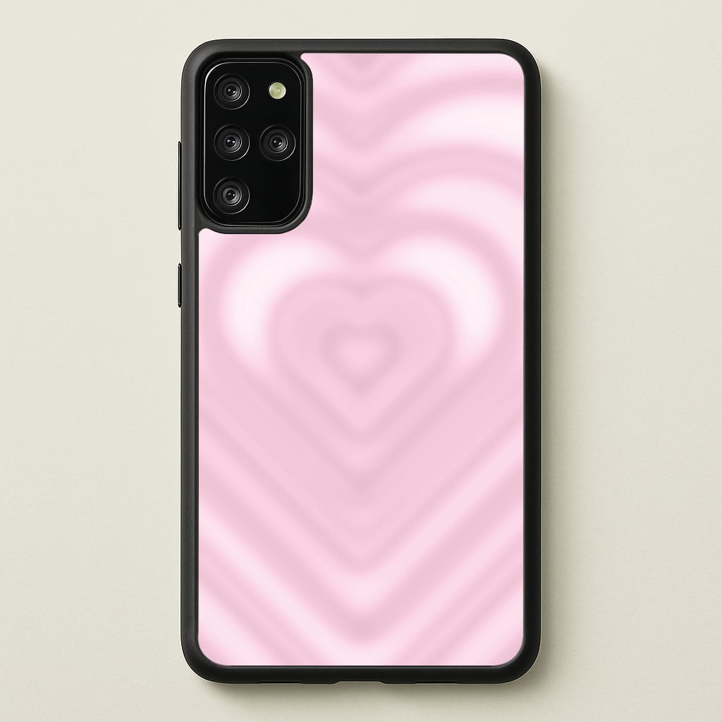 Drippy Love Heart Pink - Clean Girl Aesthetic Phone Case for Galaxy S20 Plus