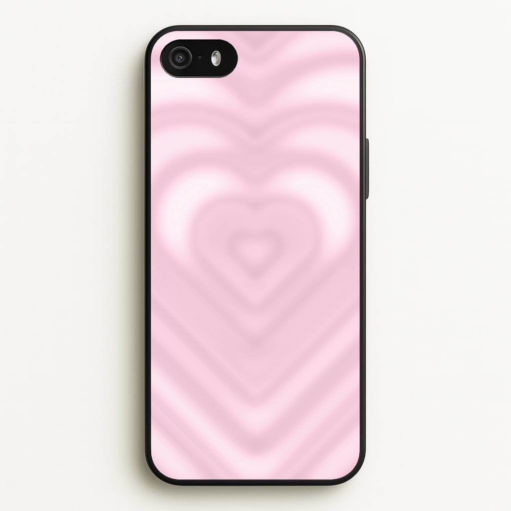 Drippy Love Heart Pink - Clean Girl Aesthetic Phone Case for iPhone 5 / 5s / SE 2016