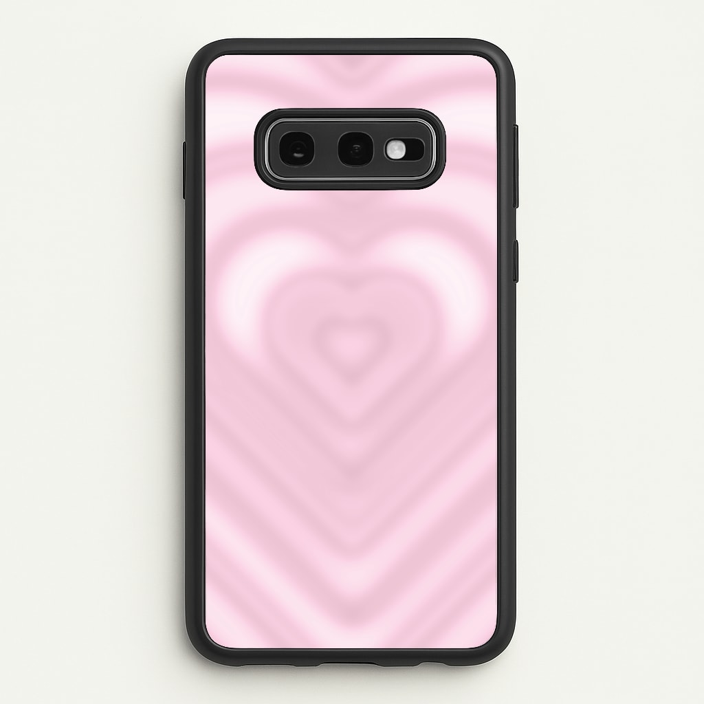 Drippy Love Heart Pink - Clean Girl Aesthetic Phone Case for Galaxy S10e