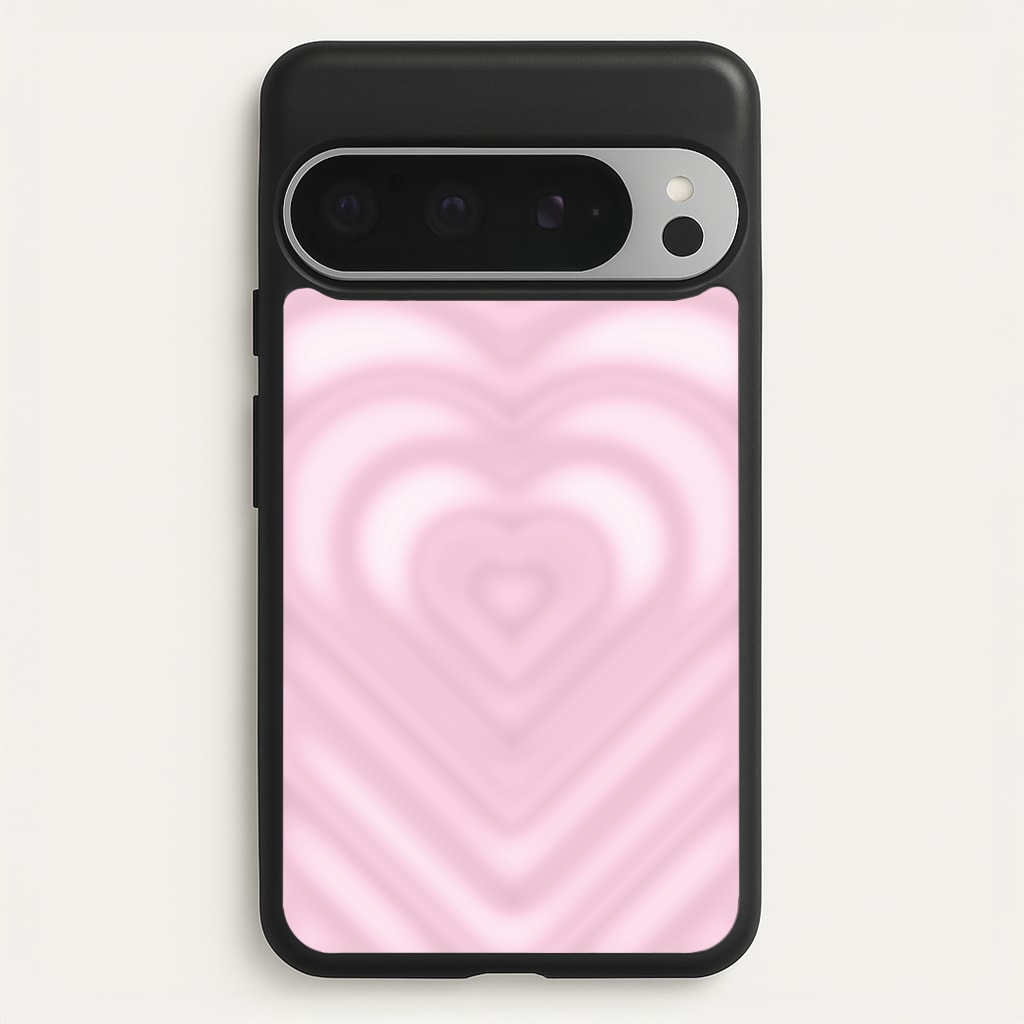Drippy Love Heart Pink - Clean Girl Aesthetic Phone Case for Google Pixel 9 Pro XL
