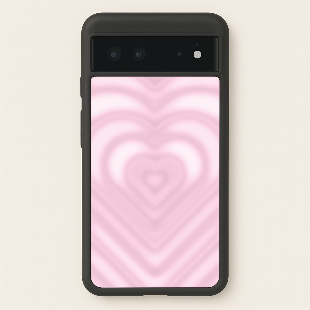 Drippy Love Heart Pink - Clean Girl Aesthetic Phone Case for Google Pixel 6