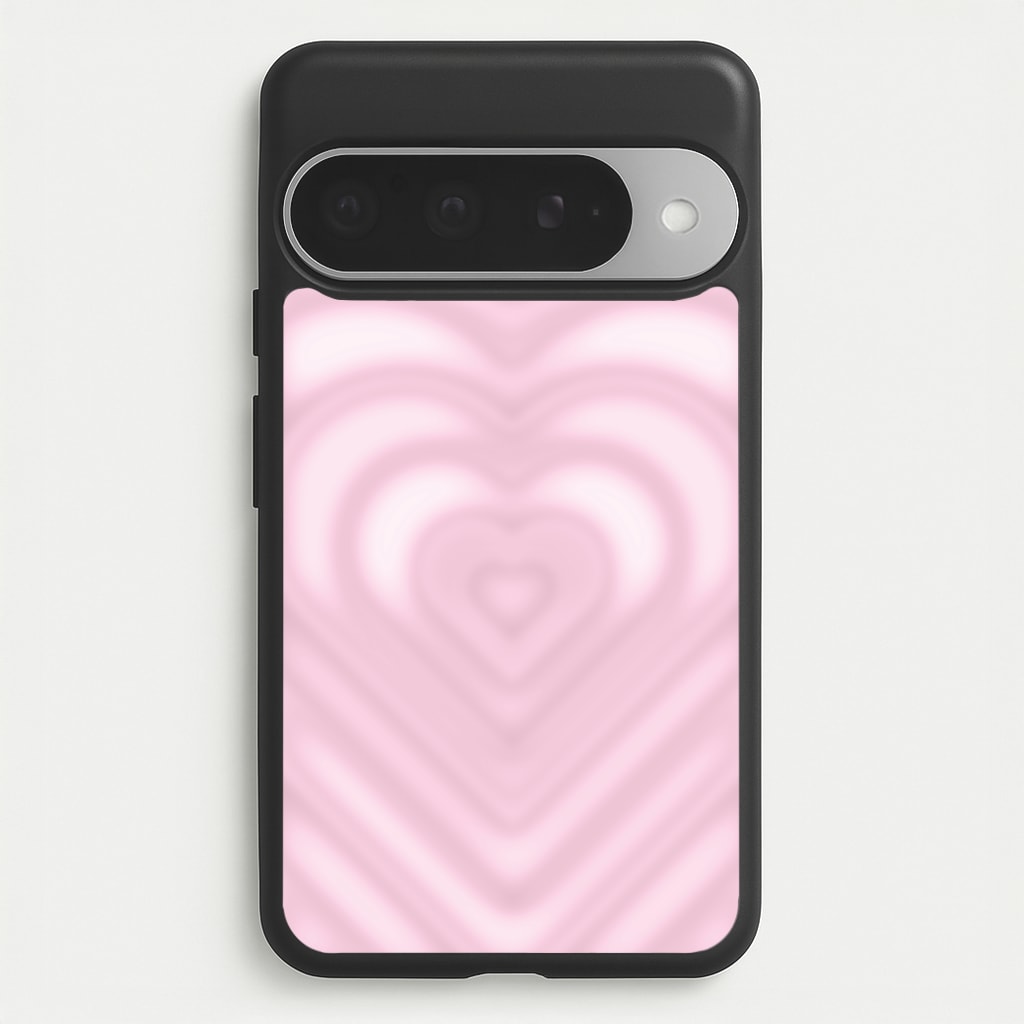 Drippy Love Heart Pink Phone Case for Google Pixel 10 Pro XL