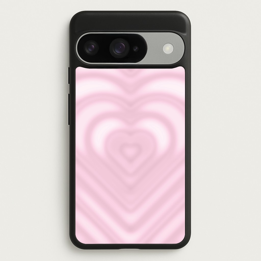 Drippy Love Heart Pink Phone Case for Google Pixel 10 / 10 Pro