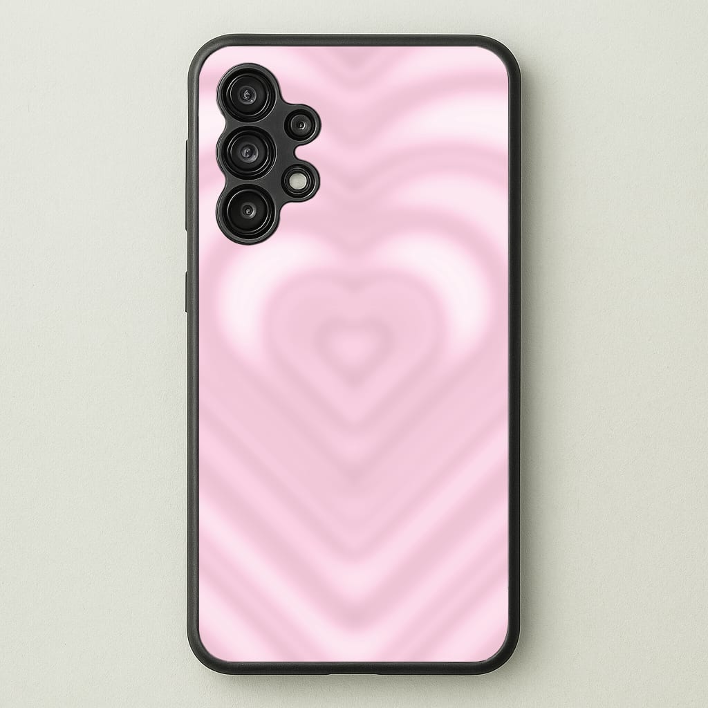 Drippy Love Heart Pink - Clean Girl Aesthetic Phone Case for Galaxy A13