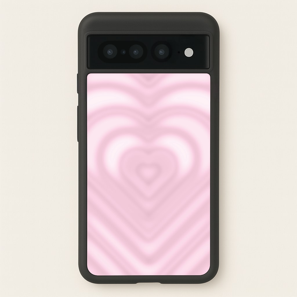Drippy Love Heart Pink - Clean Girl Aesthetic Phone Case for Google Pixel 7 Pro