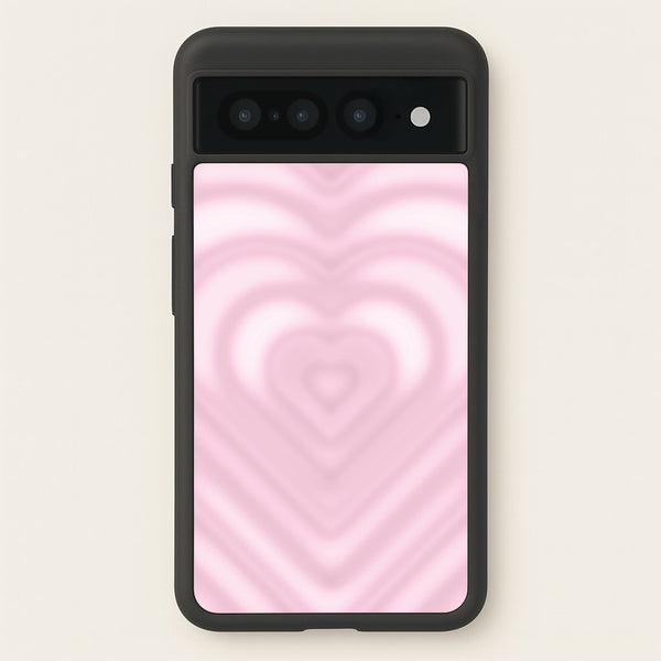 Drippy Love Heart Pink - Clean Girl Aesthetic Phone Case for Google Pixel 7 Pro