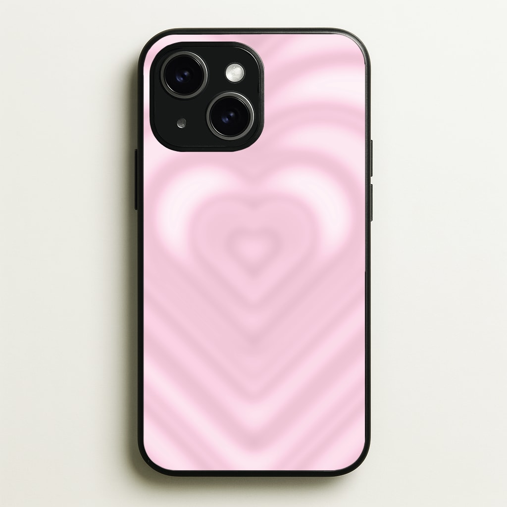 Drippy Love Heart Pink - Clean Girl Aesthetic Phone Case for iPhone 15 Plus