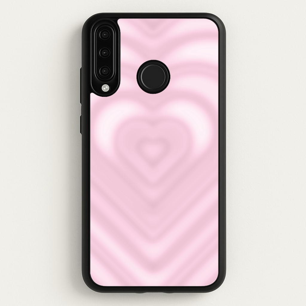 Drippy Love Heart Pink - Clean Girl Aesthetic Phone Case for Huawei P30 Lite