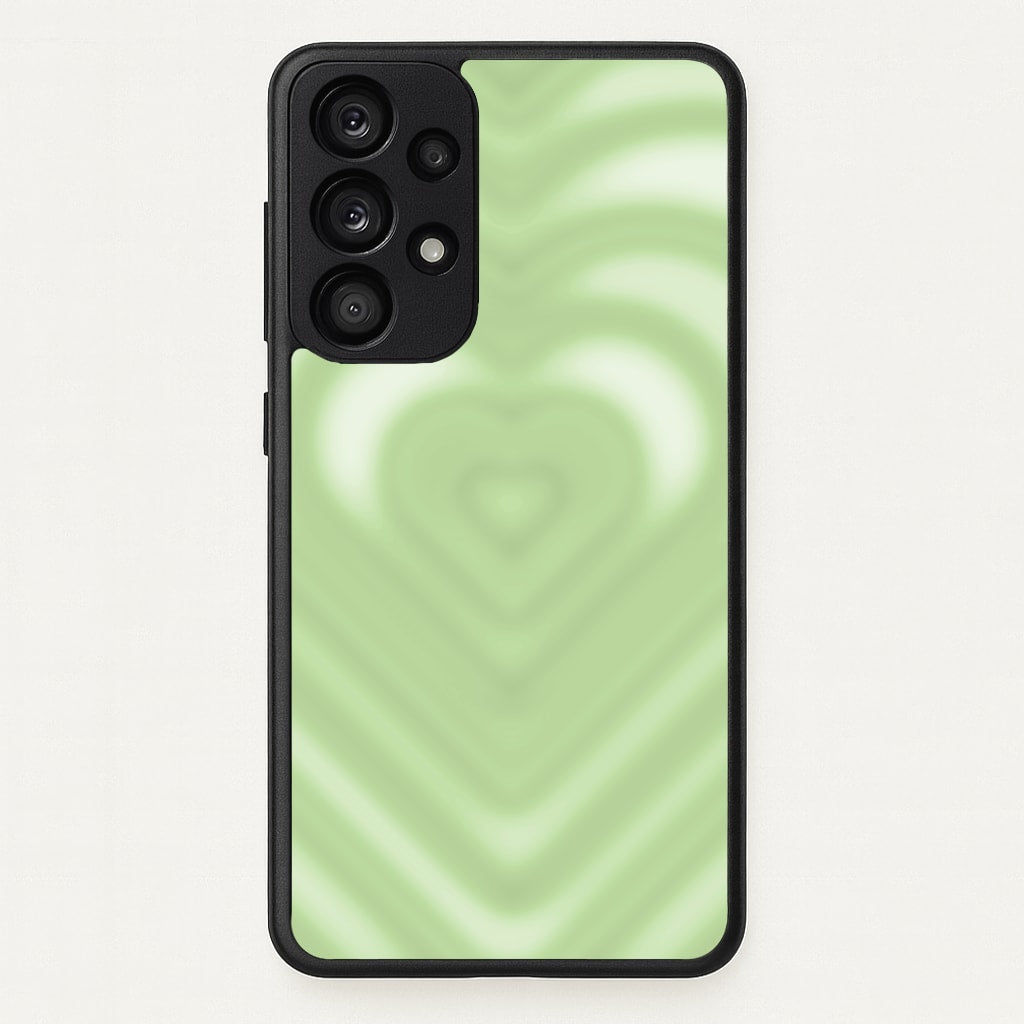 Drippy Love Heart Green - Clean Girl Aesthetic Phone Case for Galaxy A33