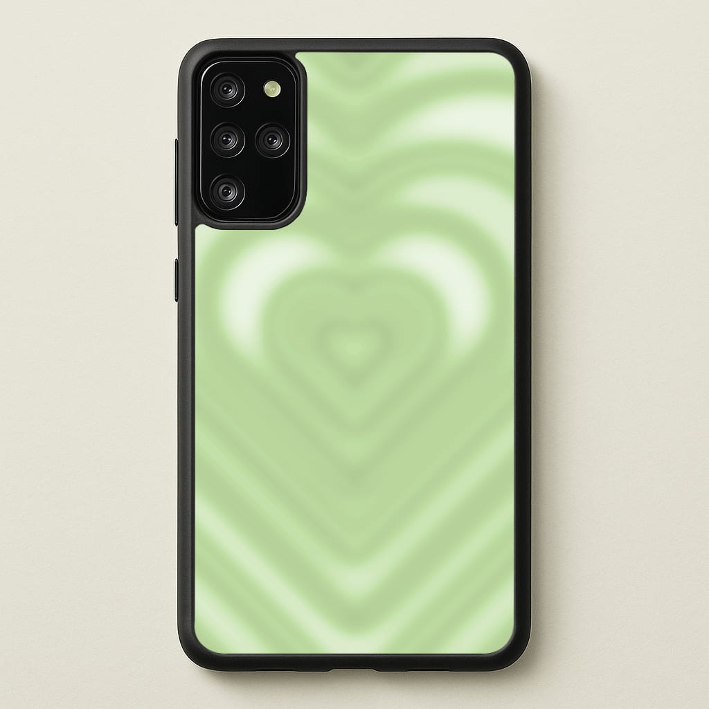 Drippy Love Heart Green - Clean Girl Aesthetic Phone Case for Galaxy S20 Plus