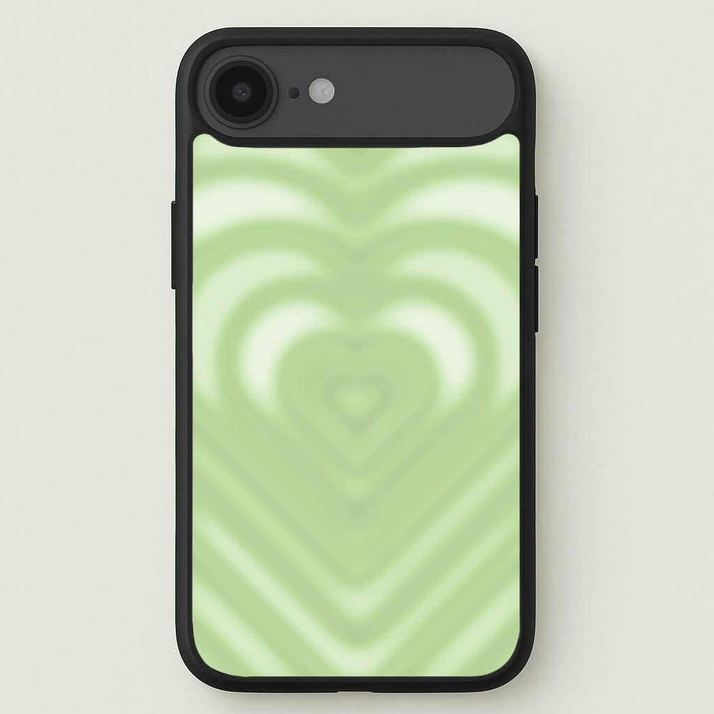 Drippy Love Heart Green Phone Case for iPhone 17 Air