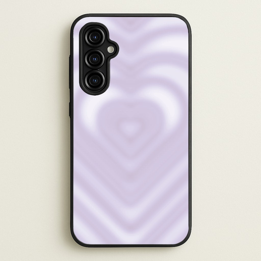 Drippy Love Heart Purple - Clean Girl Aesthetic Phone Case for Galaxy A54