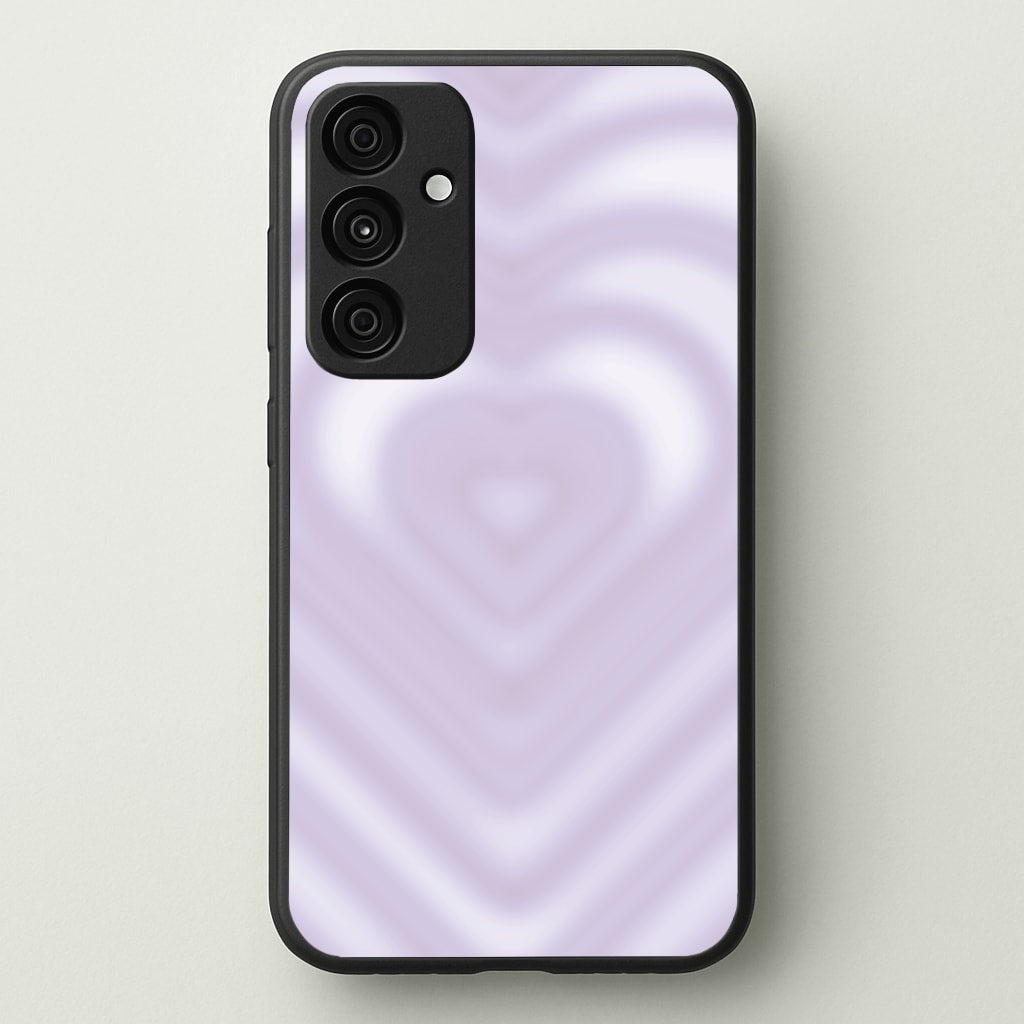Drippy Love Heart Purple - Clean Girl Aesthetic Phone Case for Galaxy A35