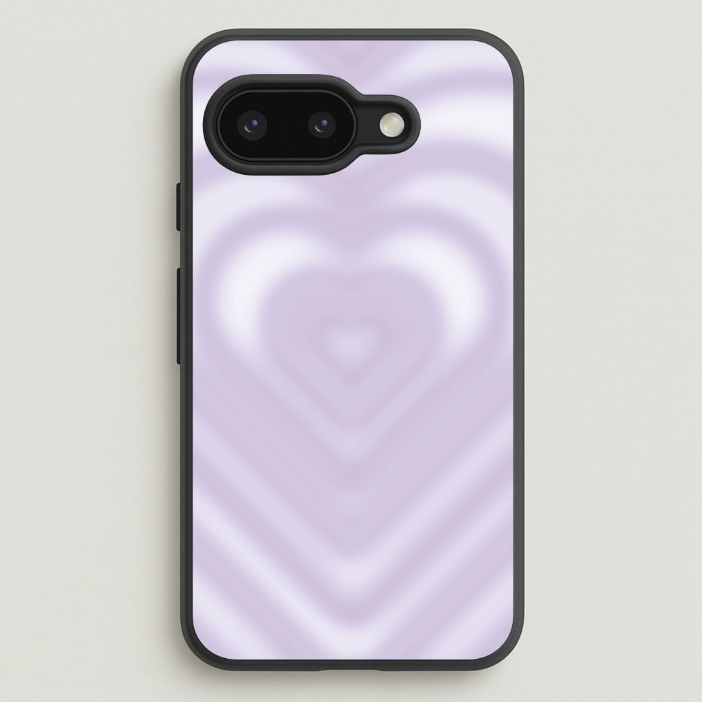 Drippy Love Heart Purple - Clean Girl Aesthetic Phone Case for Google Pixel 9a