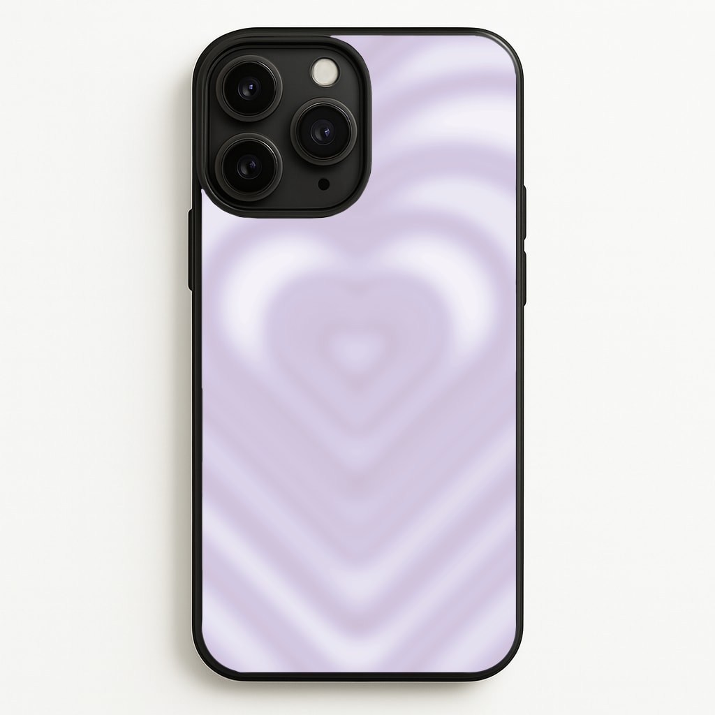 Drippy Love Heart Purple - Clean Girl Aesthetic Phone Case for iPhone 11 Pro