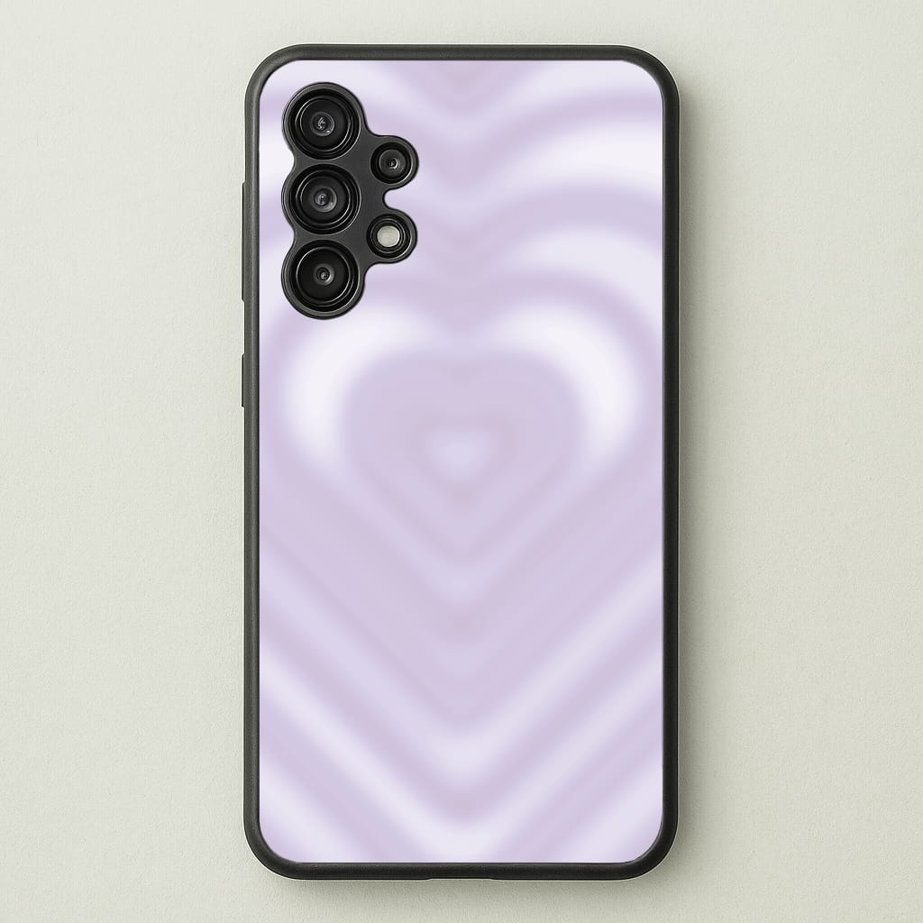 Drippy Love Heart Purple - Clean Girl Aesthetic Phone Case for Galaxy A13