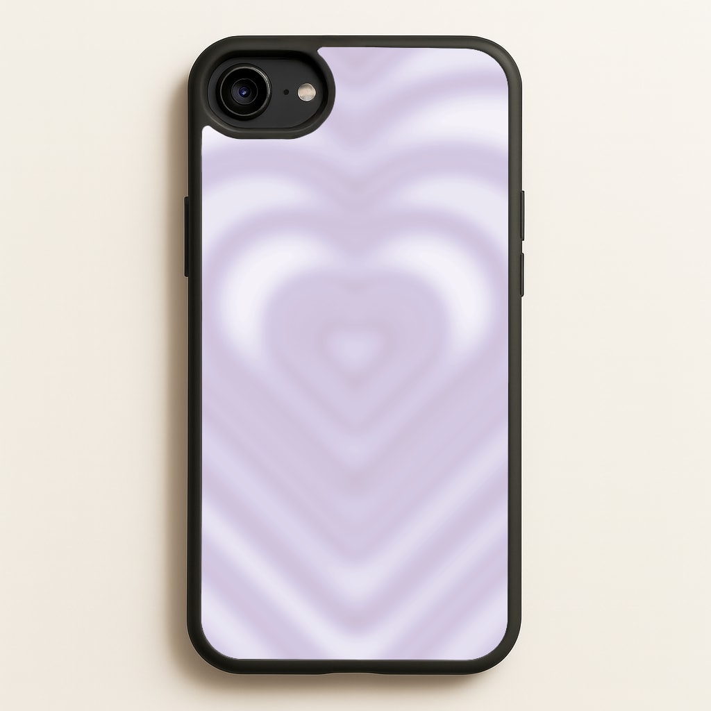 Drippy Love Heart Purple - Clean Girl Aesthetic Phone Case for iPhone 6 / 7 / 8 / SE