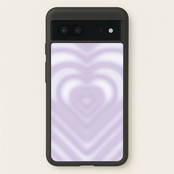 Drippy Love Heart Purple - Clean Girl Aesthetic Phone Case for Google Pixel 7