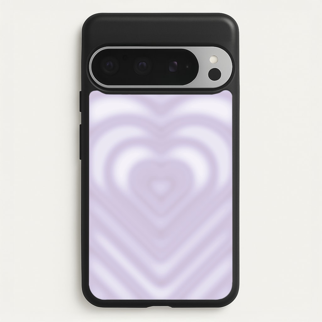 Drippy Love Heart Purple - Clean Girl Aesthetic Phone Case for Google Pixel 9 Pro XL