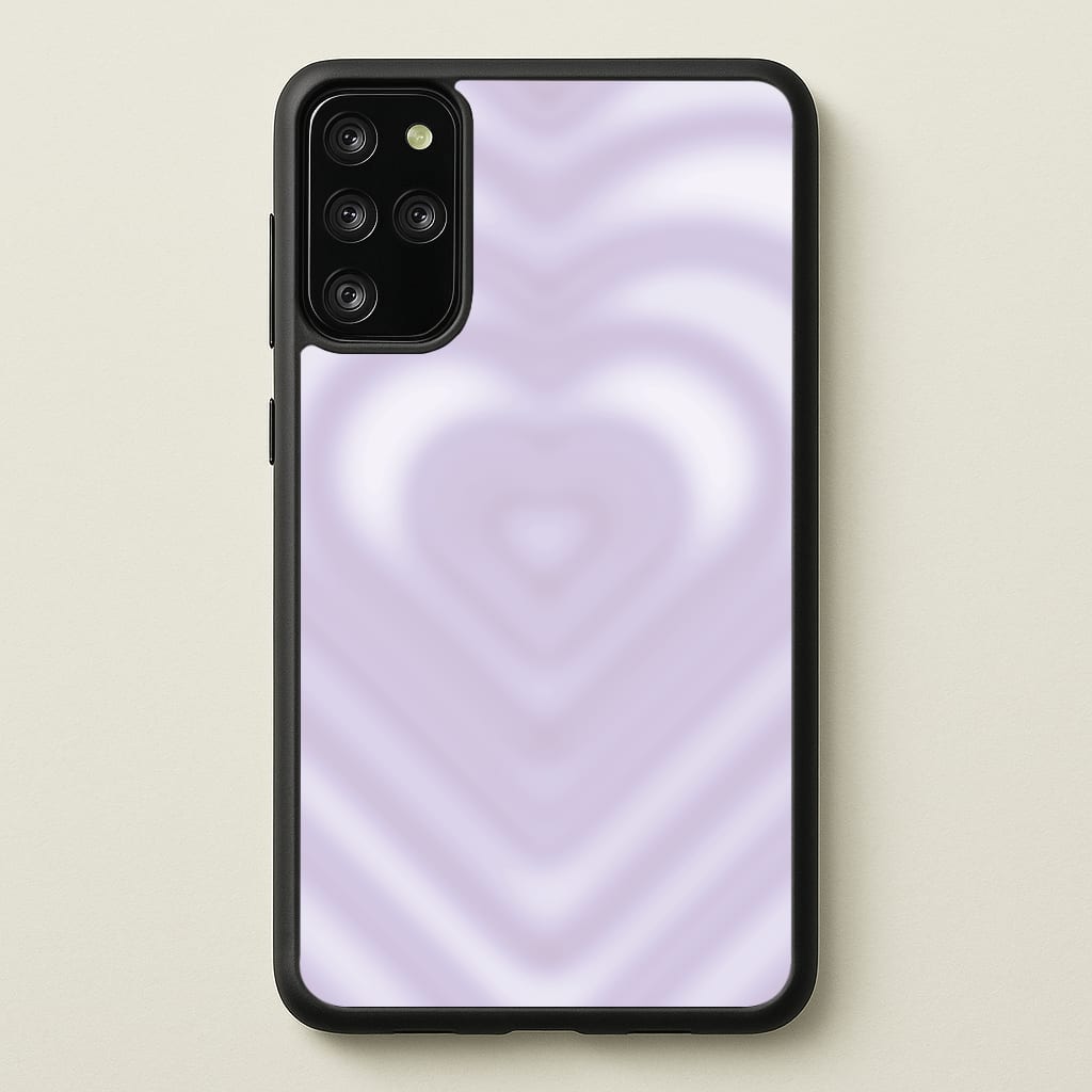 Drippy Love Heart Purple - Clean Girl Aesthetic Phone Case for Galaxy S20 Plus
